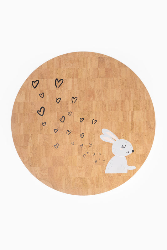 Bunny Round Mat